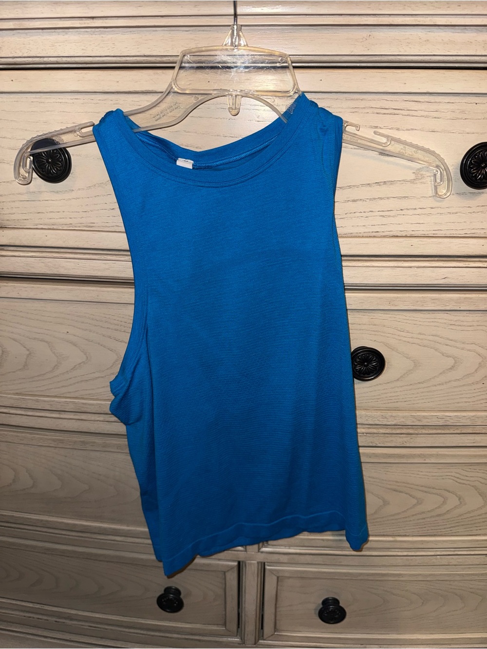 lululemon athletica Bright Blue Ribbed Tank